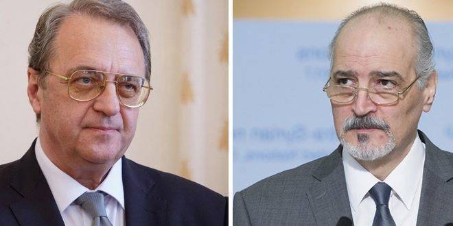 Bogdanov and Al-Jaafari Discuss the Situation in Syria and the Region