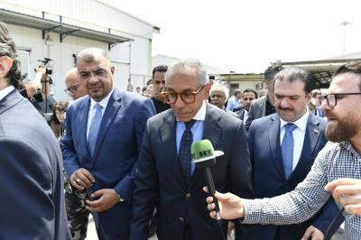 Support for Lebanon: The Egyptian Ambassador Tours the Airport