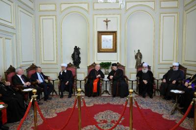 Did Basil Shake Hands with Suleiman Franjieh in the Meeting at Bkerke?