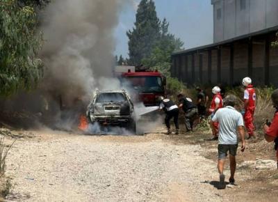 What is the truth about the airstrike on a car in Qassimiya?