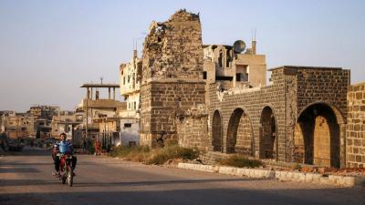 Extinguishing 22 Fires in the Syrian Governorate of Sweida
