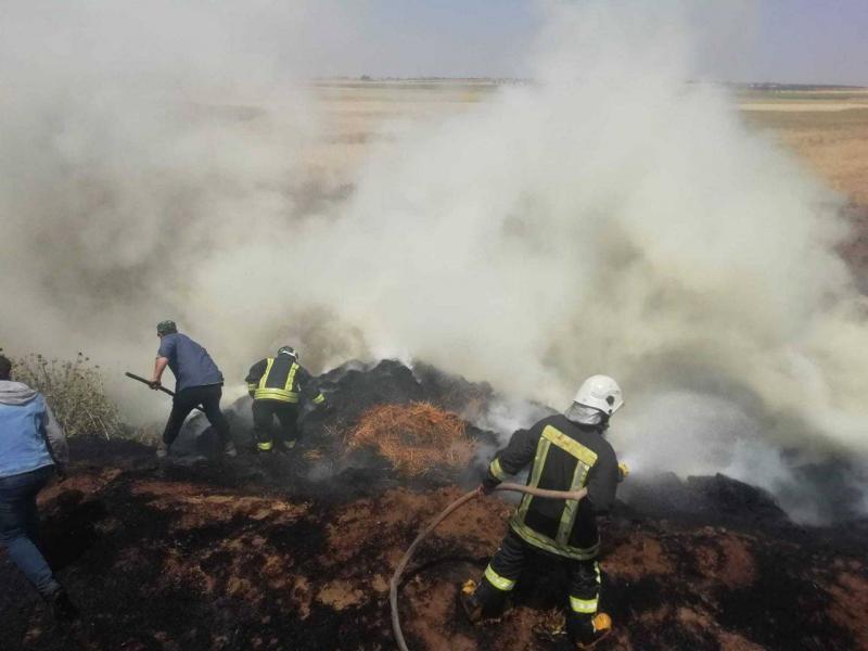 Iraqi Alert on the Border Due to Large Fire in Syria