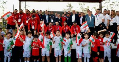 "Despite the Loss": The Lebanese Community Gives a "Moral Boost" to the Lebanon National Team at "Expo Qatar"