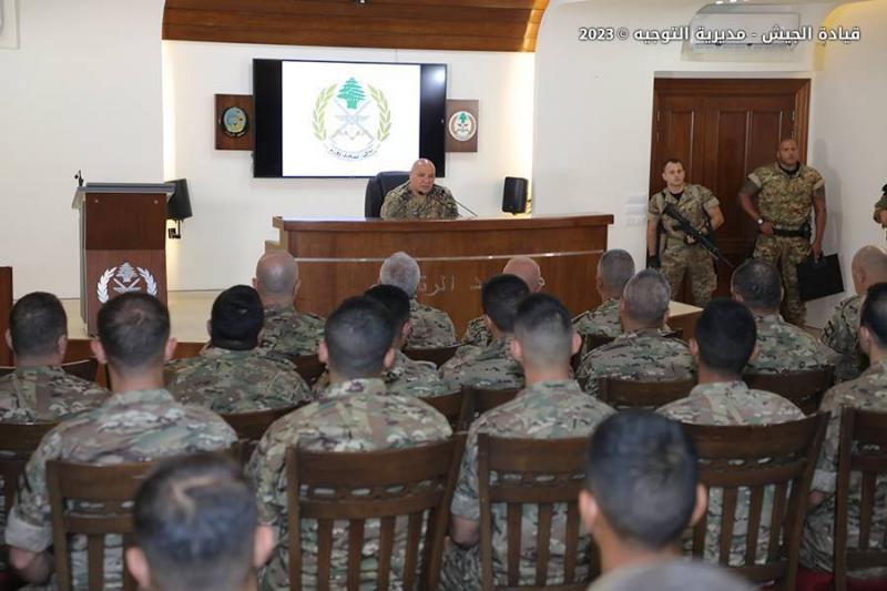 General Aoun: The Military Institution Continues Its Mission to Protect Civil Peace