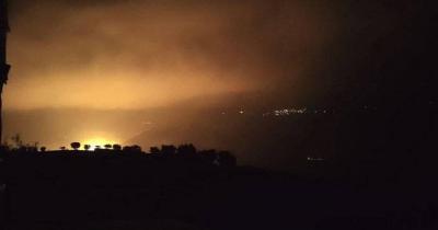 Title: Four Consecutive Airstrikes on Kafr Kal'a in Southern Lebanon