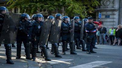 Police Search Headquarters of Paris 2024 Olympics