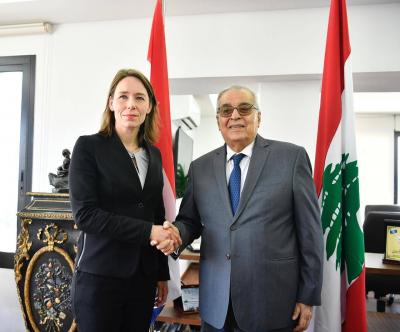 Bou Habib Meets Dutch Foreign Minister