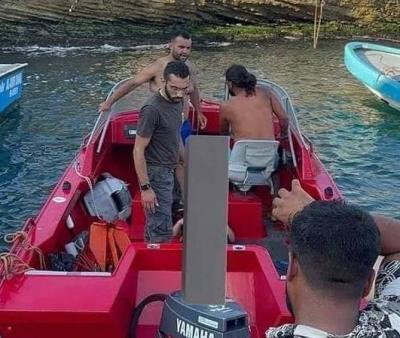 Title: Woman Rescued After Falling Near Raouche Rock (Video)