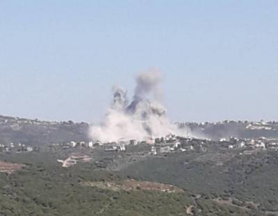 Video: Israeli Airstrike on a Home in Sheihin