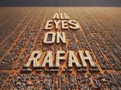 Widespread Spread of the Image "All Eyes on Rafah"