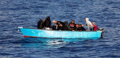 Title: "Illegal Migration Boat Arrives in Tripoli"