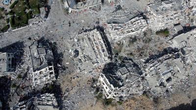Gaza.. As If on the Moon