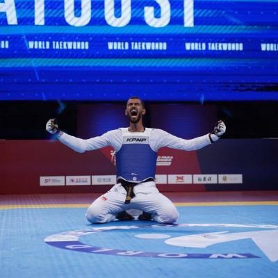 Tunisian Khatousi Wins Gold in Taekwondo