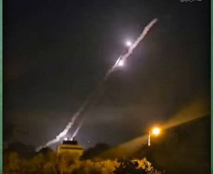 Rocket Attack from Southern Lebanon on Galilee, Northern Palestine (Video)