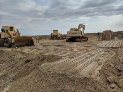 Launch of the First Stages of the Defense Line in "Fire Hills" in Iraq