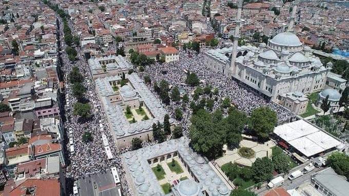 Funeral of Sheikh Al-Zindani in Istanbul with Participation of President Erdoğan