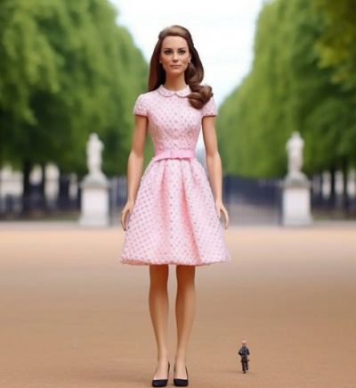 Title: The "Barbie" Film Turns Celebrities into Pink Dolls