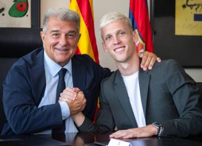 "Barcelona" Announces Contract with Dani Olmo