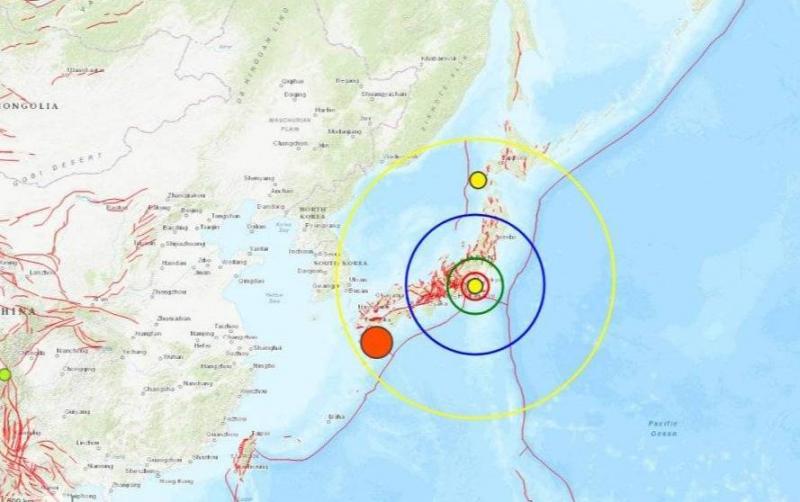 Strong Earthquake Hits Kanagawa, Western Japan