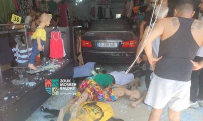 In Zouk Mosbeh.. Car Crashes into Clothing Store
