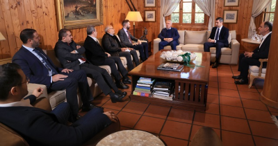 Franjieh Discusses Latest Developments in Lebanon with Taymour Jumblatt