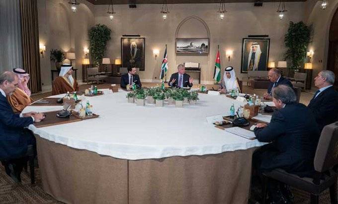 Jordan's King Calls on Arab Foreign Ministers to 
