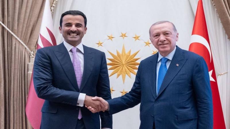 Erdogan Meets Qatar's Emir: Israel Has No Intention to Reach a Ceasefire
