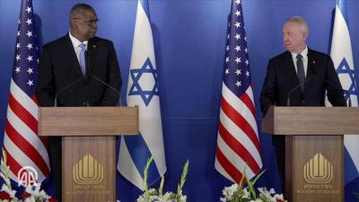 Iran and "Hezbollah" Response Discussed by Galant and Austin