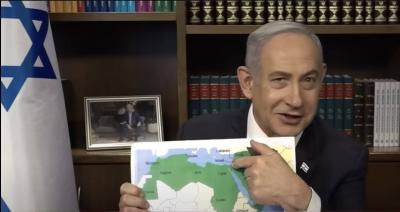 Netanyahu Provokes Moroccans with Map