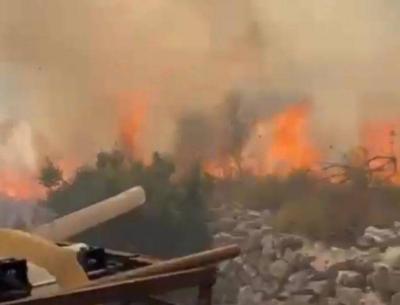 Fires Erupt in Rmeish, Residents Call for Help (Video)