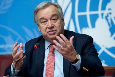 Guterres: I Was Surprised by the Escalation of Israeli Bombing and Call for a Humanitarian Ceasefire