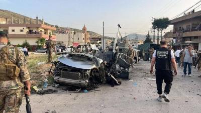 Killing of Hamas Official in Israeli Airstrike in Baalbek (Video)