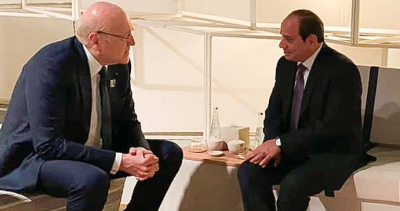 Mikati Discusses Regional Situation with Sisi