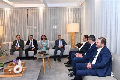 Bassil Continues His Tour and Meets with the "Independent National Bloc"