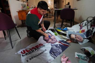 Turning Election Banners into Handbags