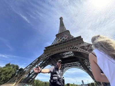Man Climbs Eiffel Tower Shirtless, Causing Panic (Video)