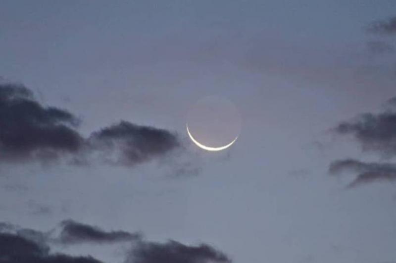First Image of the Crescent Moon for the Month of Muharram
