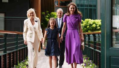 # Kate Middleton Debuts New Look with Princess Charlotte at Wimbledon Final