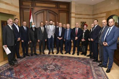 Berri Receives the Democratic Gathering Delegation: Shehab: We Believe Dialogue is the Shortest Path to Producing a President