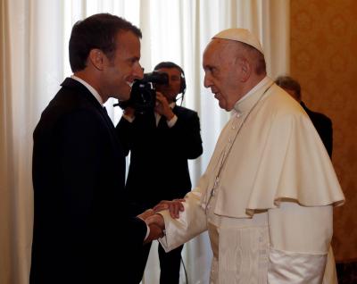 Lebanese File on the Agenda of Pope and Macron Talks