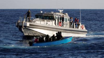 Rescue of 47 Irregular Migrants Off the Coast of Tunisia