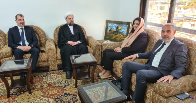 Mufti Qabalan to "National Current" Delegation: Dialogue is the Key to Purifying Hearts