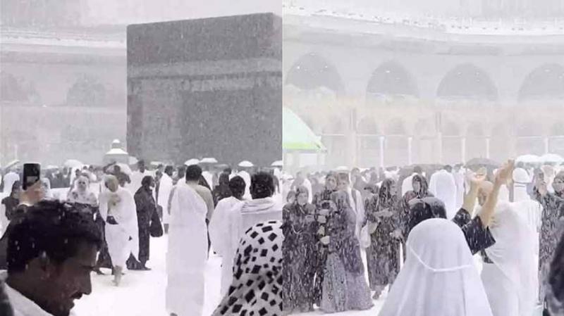 The Reality of Snowfall on the Kaaba