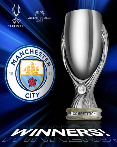 City Wins the UEFA Super Cup for the First Time