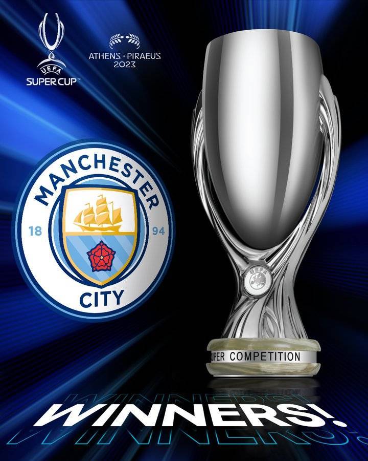 City Wins the UEFA Super Cup for the First Time