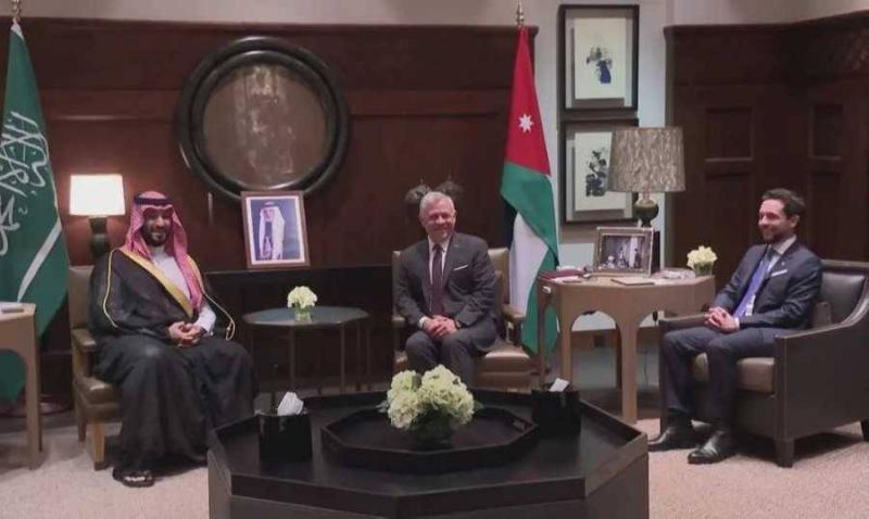 بن سلمان في الأردن.. والملك عبدالله يؤكد على الدور المحوري للسعودية
