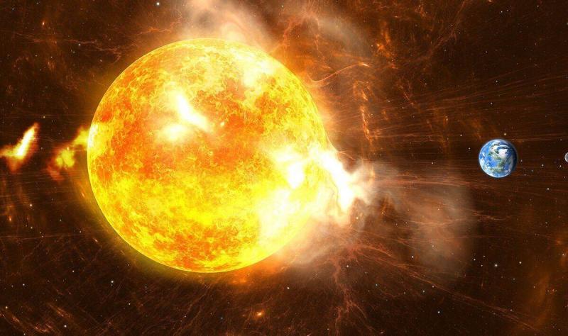Observation of Strong Solar Flares