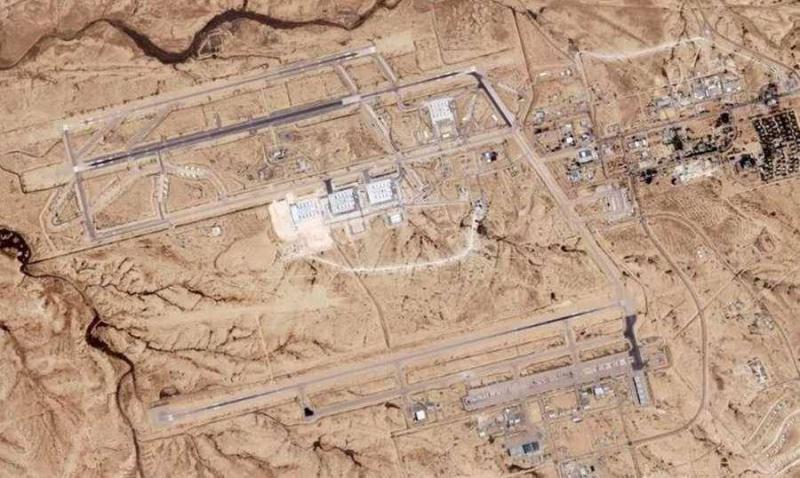 Satellite Image: Damage from Iran's Attack on Negev Air Base in Israel