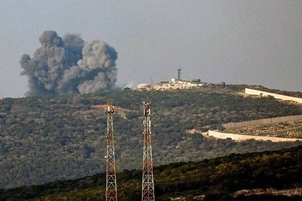 Title: Rockets Fall and Fires Break Out in Beit Hillal
