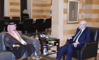 Mikati Receives Invitation to Attend Arab-African Summit and Discusses Economic Attaché Issues